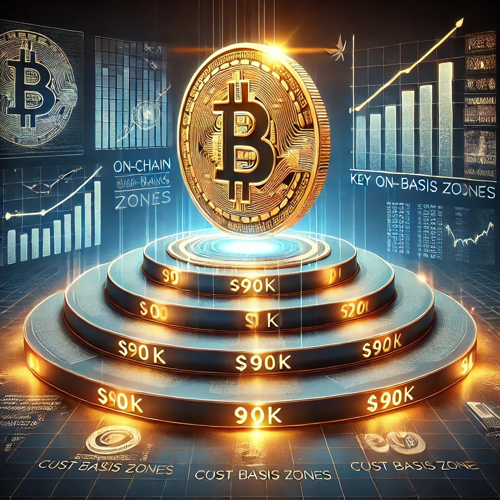 Bitcoin Trades Near $90K as On-Chain Cost Basis Zones Reveal Key Market Levels