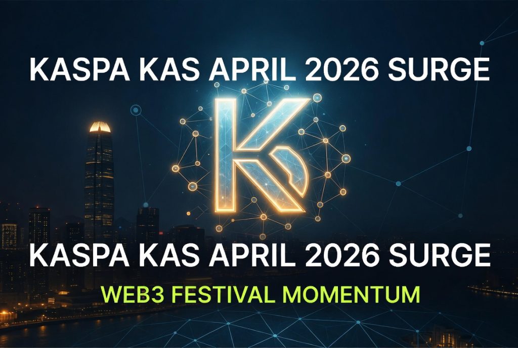 Kaspa KAS April 2026 altcoin surge with Hong Kong Web3 Festival and BlockDAG technology
