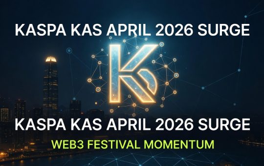 Kaspa KAS April 2026 altcoin surge with Hong Kong Web3 Festival and BlockDAG technology