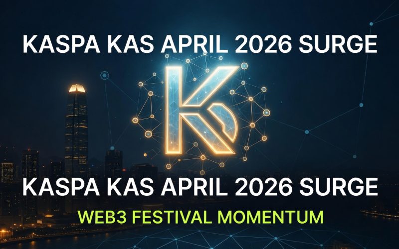Kaspa KAS April 2026 altcoin surge with Hong Kong Web3 Festival and BlockDAG technology