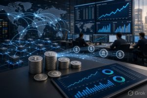 Stablecoin market cap growth toward the $320 billion milestone