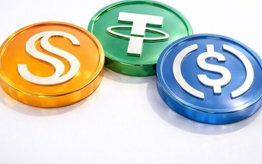 Stablecoin market cap reaching $318.6 billion all-time high chart