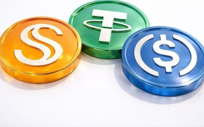 Stablecoin market cap reaching $318.6 billion all-time high chart