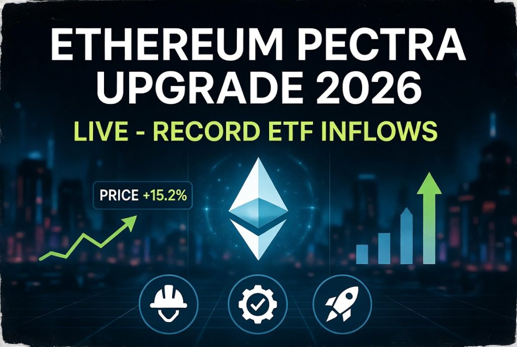 Ethereum Pectra Upgrade 2026 live with record ETF inflows and staking surge