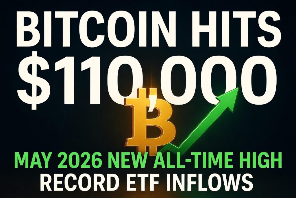 Bitcoin hits $110,000 in May 2026 new all-time high