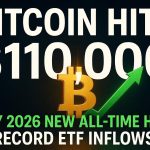 Bitcoin Hits $110,000 in May 2026: Record ETF Inflows and Corporate Buying Fuel New ATH
