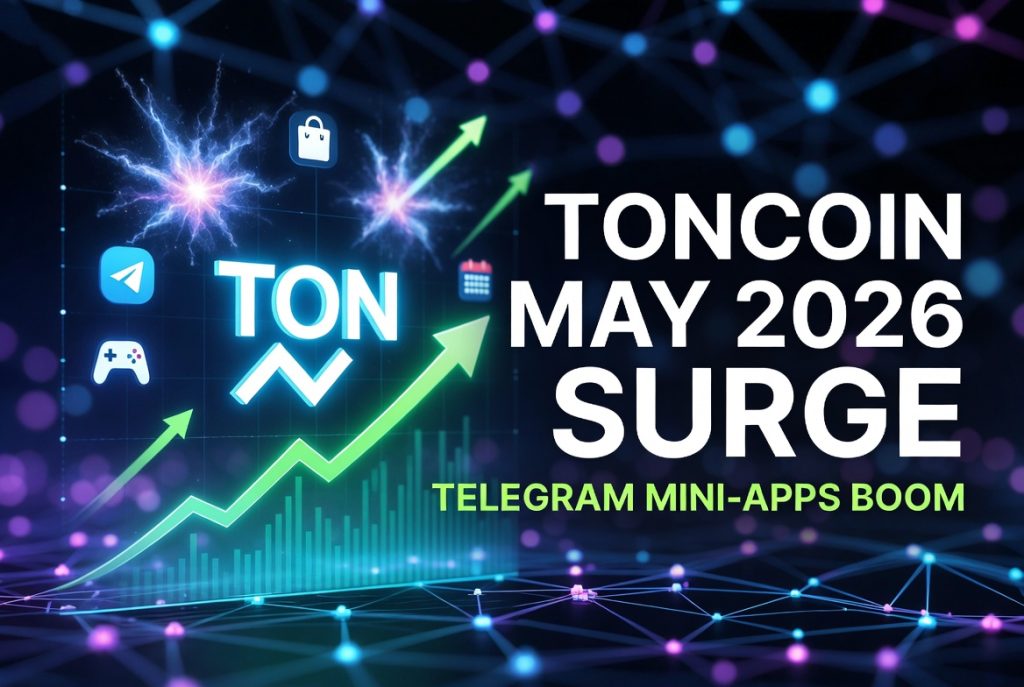 TON Toncoin May 2026 surge driven by Telegram mini-apps