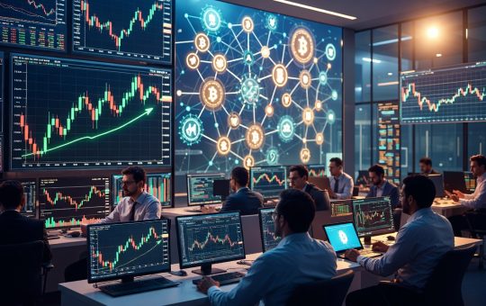 Institutional investors monitoring Bitcoin ETF activity and crypto market trends