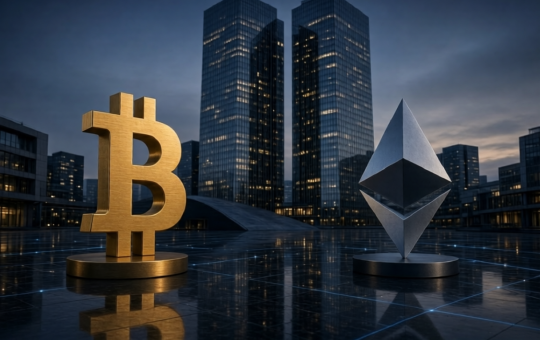 Deutsche Bank crypto custody with Bitcoin and Ethereum digital assets