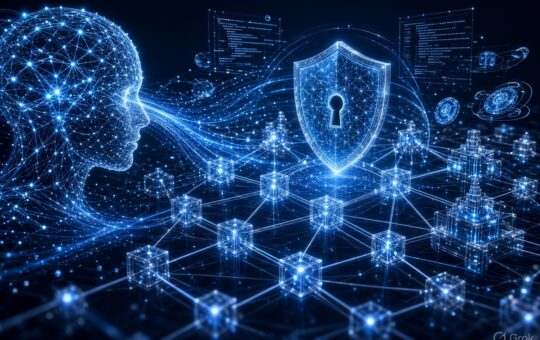 Artificial intelligence cybersecurity protecting cryptocurrency, blockchain networks and digital assets